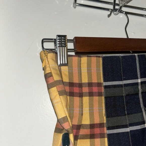 No Boundaries Multicolor Preppy Pleated Plaid Skirt .Juniors Size Medium - Picture 3 of 8